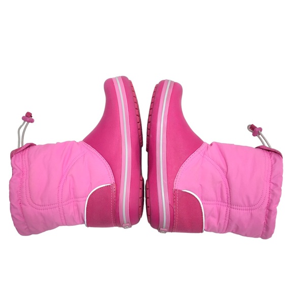 Crocs Kids' Crocband LodgePoint Pull-On Boot Pink J3 - Picture 15 of 17